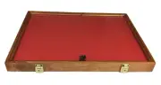 Cherry Wood Display Case 18 x 24 x 2 for Arrowheads Knifes Collectibles & More