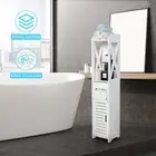 Bathroom Toilet Storage Cabinet Organizer Standing Racks Cupboard Holder Shelf