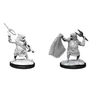 Wizkids Unpainted Miniatures - Nolzur's - Kuo-Toa & Kuo-Toa Whip