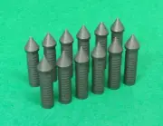 1813 Aluminum Arrow Glue-In Target Points - 53 gr. - New Dozen