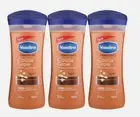 Vaseline'' Cocoa Glow Pure Cocoa & Shea Butter Lotion 400ml (Pack of 3)