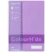 ColourHide A4 Notebook 120 Pages Lilac