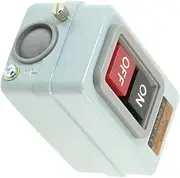 Aexit Black (Control electrical) ON Red OFF Rectangle Metal Box CBSN-315 Type Push (66ry201qf45) Button Switch
