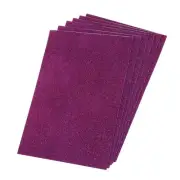 Glitter EVA Foam Sheets Soft Paper Self-Adhesive 11.8 x 7.8 Inch Fuchsia 6 Pcs