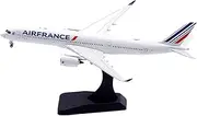 Pre-Built Model Aircraft 16CM 1/400 Large Scale Die-cast Airplane for Air France A350-900 F-HUVJ Removable Landing Gear Aircraft Miniature Airplane Model