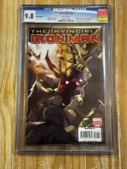The invincible iron man #1 Variant Edition White Pages CGC 9.8