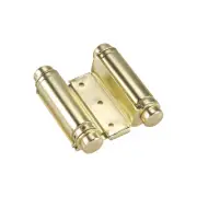Rok 2 Pack 3" Brass Double Action Steel Spring Cafe Saloon Swing Door Hinge