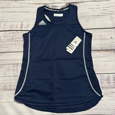 NWT Adidas Climmacool Training Tank Top Blue Women's Size Medium
