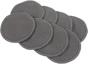 HAPINARY 13Pcs Reusable Bamboo Fiber Makeup Remover Pads with Cotton Mesh Bag for Gentle Cleansing Includes Finger Design Face Wipe Pads Cleaning for Women