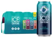 (12 Pack) Sparkling Ice +Caffeine Variety Sparkling Water with Vitamins, 16oz
