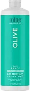 [MINETAN BODY.SKIN] Olive Pro Spray Mist - Salon Professional 1 Hour Express Tan - Olive Bronze Tan, 33.8 fl oz