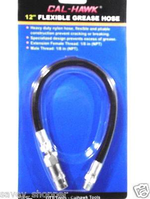12" INCH FLEXIBLE GREASE GUN FLEXIBLE HOSE 12" INCH