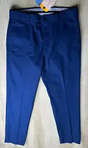 NWT Brooks Brothers Mens Pants Blue 33*32 Clark Fit Advantage Chino Stretch