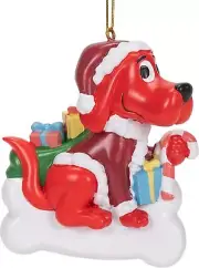 Kurt Adler Clifford The Big Red Dog Ornament for Personalization