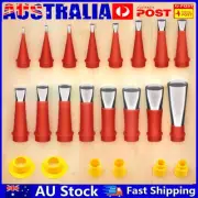 Reusable 22Pcs 16 Piece Rubber Nozzle Tool with Base Caulking Nozzle Applicator