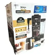 NEW Ninja Dual Brew Grounds & K Cup Pods Specialty Coffee System w/ Milk Frother