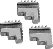 3Pcs K11-80 Inside Jaw Chuck Self-Centering Metal Lathe Chuck Jaws Metal Processing Machine Tool 3-Jaw Chuck Lathe Parts chuck