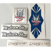 Malvern Star Dragstar type D decals for dragster vintage