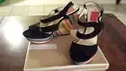 Women's Fahrenheit Multi-colored Wedge Sandals Size 10