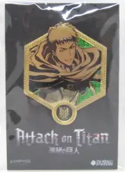 Attack on Titan Jean Kirstein Golden Glitter Enamel Pin
