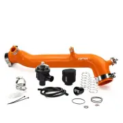 RPM ORANGE Silicone Charge Tube W BOV Polaris RZR Turbo R, XP, XP4 Turbo S & Pro