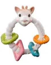 Sophie La Girafe - Baby Teething Ring/Toy - Colo'Rings Teether Toy - Giraffe