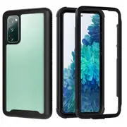 Samsung Galaxy S20 FE Military Grade Shockproof Clear Heavy Duty Case Bumper Drop Protection Tough Cover (Black)