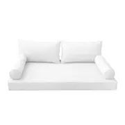 *COVER ONLY*-Style 2 Daybed Mattress Bolster Pillow Covers Piped Trim Full-AD106