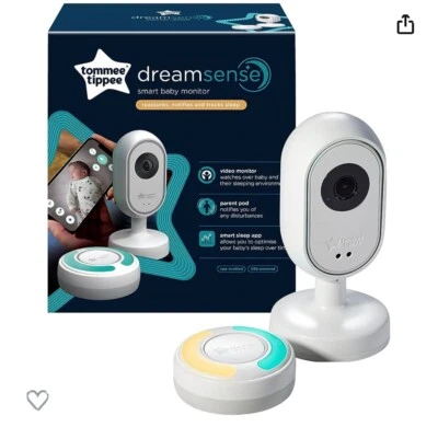 Tommee Tippee Dreamview Audio and HD Video Baby Monitor with Night Vision Camera