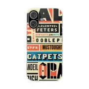 Typography Mix Sleek Resistant Phone Back Case For iPhone & Samsung S Series
