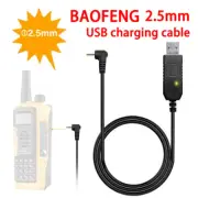 3800mAh Battery 2.5mm USB Charger Cable For BaoFeng UV-5R UV-82 UV-S9 PLUS Radio