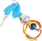 BUGUUYO Keyed Ignition Switch for Electric Scooters and Atvs Wire Replacement Durable and Ergonomic Design Quick Start for ATV Scooter Parts