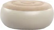 1pc Flocking Inflatable Footstool Outdoor Soft Inflatables Adults Footstools Lazy Seat Cushion Foot Stool Foldable Footrest Loungers Portable Lightweight Indoor