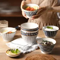 在飛比找蝦皮商城精選優惠-米飯碗 陶瓷碗 斗笠碗 日本進口陶瓷碗 吃飯碗日式斗笠碗 個
