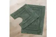 Bath Mat 2 Piece Tufted Bath Mat set Sage