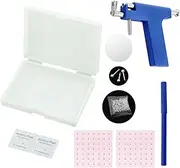 [WMHSO] Professional Ear Piercing Kit with Safety Gun, Storage Case, Marking Pen, Alcohol Pads and Accessories