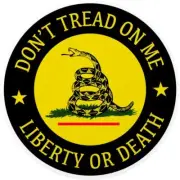 2 Don't Tread On Me Sticker 2x2" Decal Laptop Window Stickers Flag 2nd Guns
