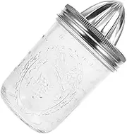 LAPYAPPE Manual Citrus Juicer for Oranges Lemons Stainless Steel Fruit Squeezer with Removable Cap Easy to Clean Space Saving Kitchen Tool for Fresh Juice