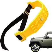 Tire Chains For Trucks - Car Tire Chains | Heavy Duty Traction Anti Skid Spikes Quick Release System Easy Installation Reusable For Icy Highway Winter Emergencies