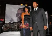 Pauletta Washington actor Denzel Washington arrive at "The Book Of- Old Photo 3