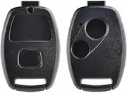 Key Fob Shell Case Replacement for Honda Civic Accord Pilot Fit CRV Ridgeline Jazz Frv Insight Civic Cr-Z S2000 Stream Crosstour Hrv Odyssey Keyless Entry Remote Control Key Fob Cover 2 Buttons