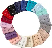 [WESIEVYA] 30pcs Band Extender Bra Strap Extension Hooks Bra Strap Extenders Elastic Bra Extender Clasp Extender Extension Clip Bra Extenders Elastic Hooks Bra Extension Buttons Bra Buttons
