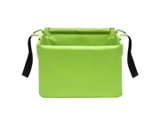 Portable Foldable Cleaning Outdoor Camping Cleaning Travel Basin Water Square Bucket Folding Bucket Suitable for Camping, Washing Dishes Outdoor-Green