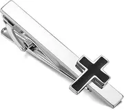 [Dannyshi] Tie Clips for Men Classic Tie Clip Silver Gold Necktie Tie Bar Clips jewelry Box Gift