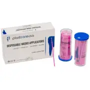 400 Fine Micro Applicator Brushes - Disposable Dental Microbrushes with Benda...