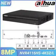 Dahua NVR4116HS-4KS2/L 16CH 8MP Network Video Recorder Camera System H.265+ NVR