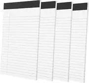 BESTYASH 4 Pack Office Supplies Small Notebook Lined Meeting Notepad A5 Memo Pad for Home Work