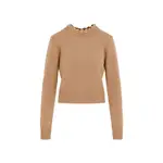 [Rabanne] Rabanne-Camel Brown Merino Wool Pullover-Donna L STAND