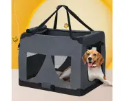 i.Pet Pet Carrier Soft Crate Dog Cat Travel 121x80CM Portable Foldable Car 4XL