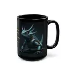 Steampunk Lizard Design and Interesting Facts Mug (11oz, 15oz)